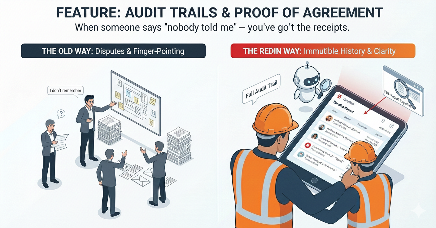 Prove what was agreed