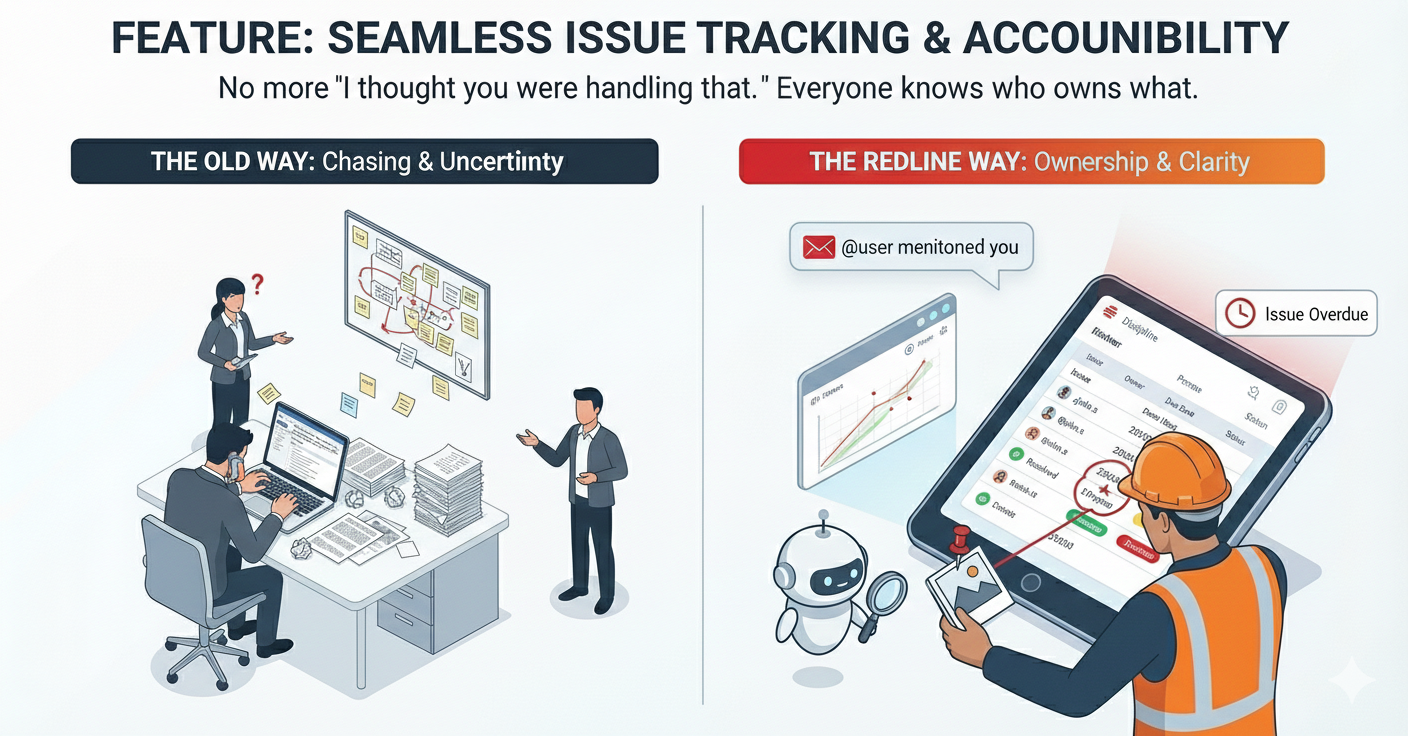 Never lose track of who's fixing what